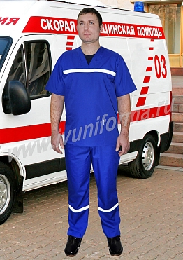 Костюм мужской для скорой помощи арт. СП-02-03-ТС